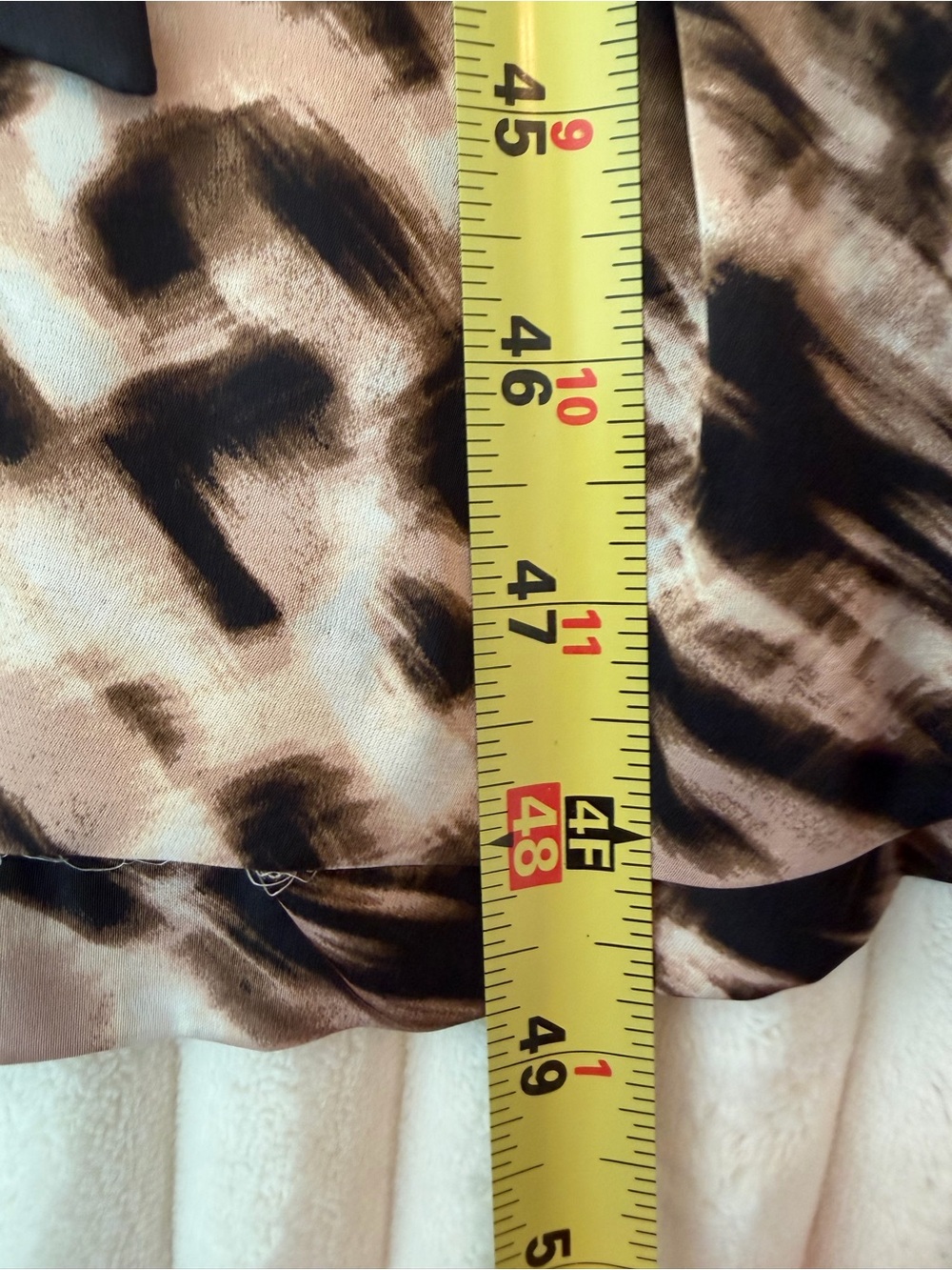 Alex Marie Sleeveless Maxi Belted Dress in Tan and Black Animal Print. Size 10 - Picture 8 of 8
